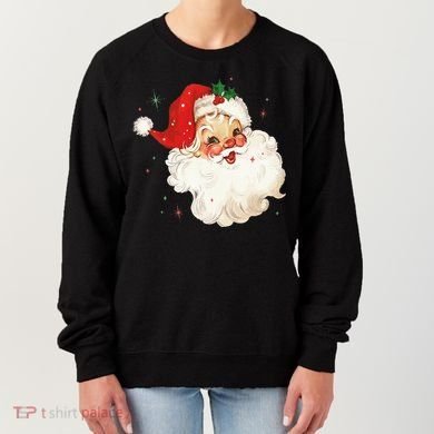 VINTAGE RETRO SANTA CHRISTMAS Women's Sweatshirt