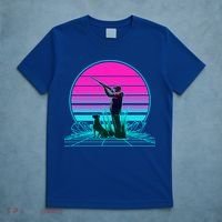 Vintage Retro Sunset Duck Hunting Cool Gift T-Shirt thumb 5