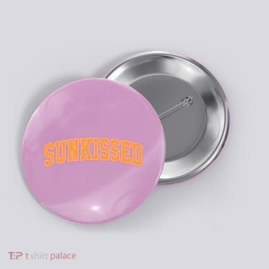 Vintage Retro Sunkissed Button