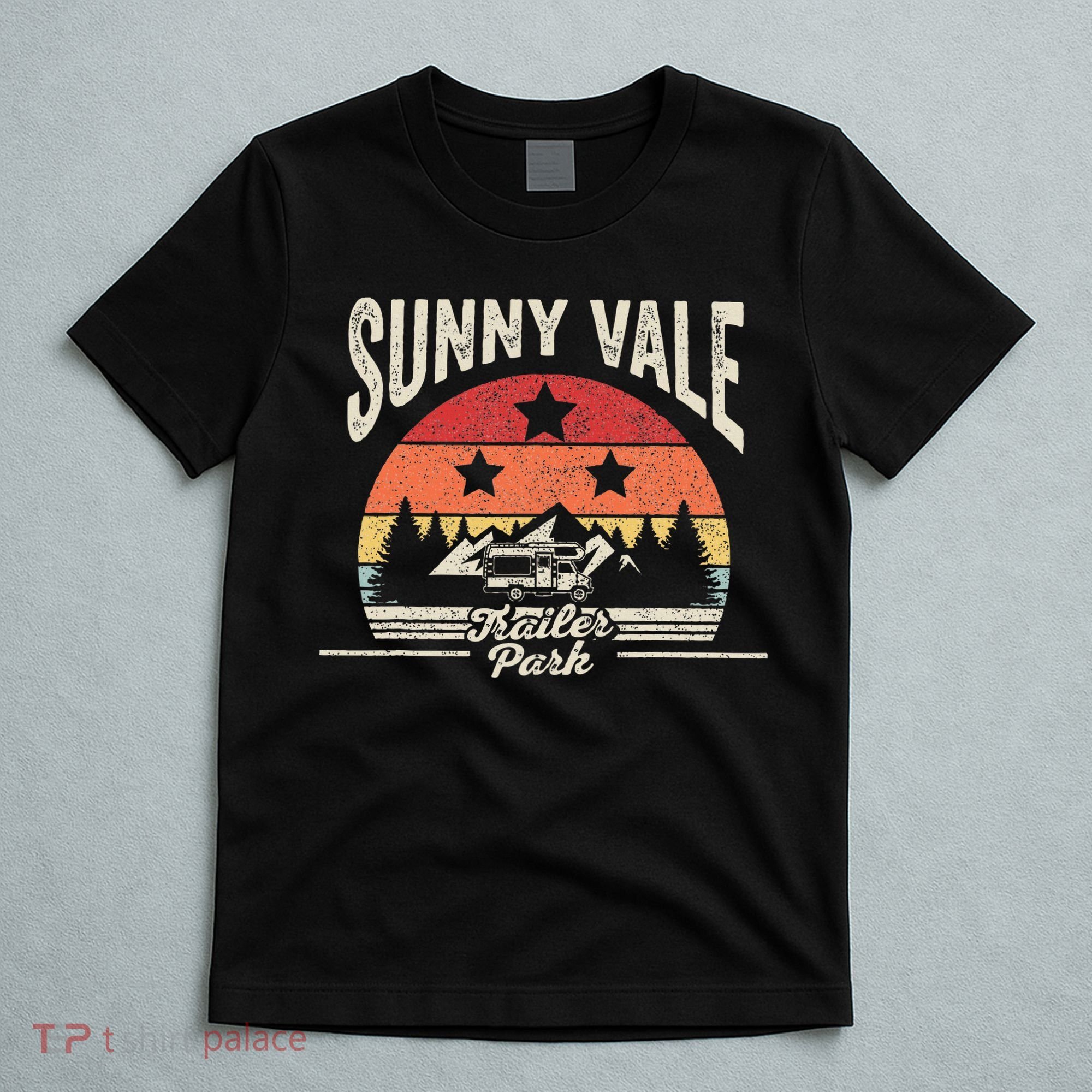 Vintage Retro Sunnyvale Trailer Park T-Shirt