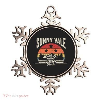 Vintage Retro Sunnyvale Trailer Park Ornament