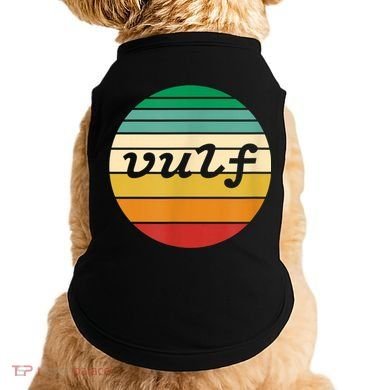 Vulf Retro Sunset Vulfpeck Design Doggie Tank