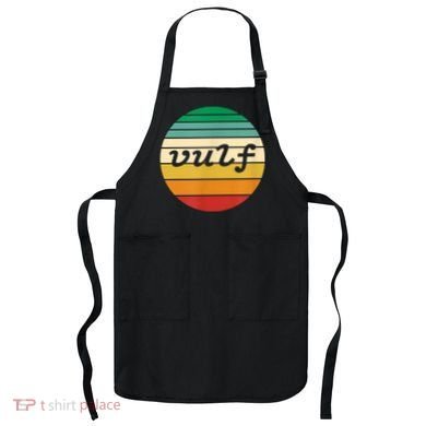 Vulf Retro Sunset Vulfpeck Design Apron