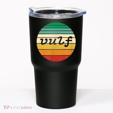 Vulf Retro Sunset Vulfpeck Design Tumbler