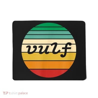 Vulf Retro Sunset Vulfpeck Design Mousepad