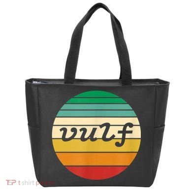 Vulf Retro Sunset Vulfpeck Design Tote Bag