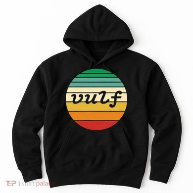 Vulf Retro Sunset Vulfpeck Design Hoodie