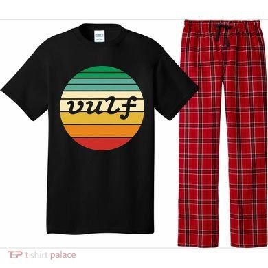 Vulf Retro Sunset Vulfpeck Design Pajama Set