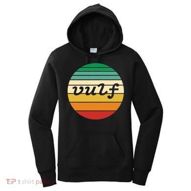 Vulf Retro Sunset Vulfpeck Design Women's Hoodie