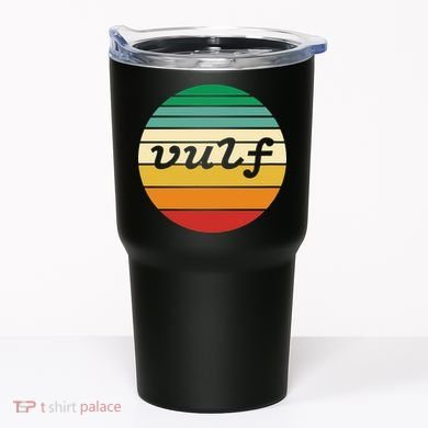 Vulf Retro Sunset Vulfpeck Design Tumbler