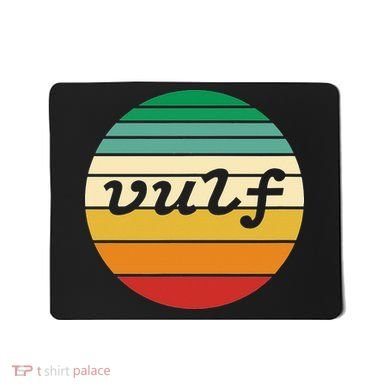 Vulf Retro Sunset Vulfpeck Design Mousepad