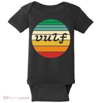 Vulf Retro Sunset Vulfpeck Design Baby Bodysuit
