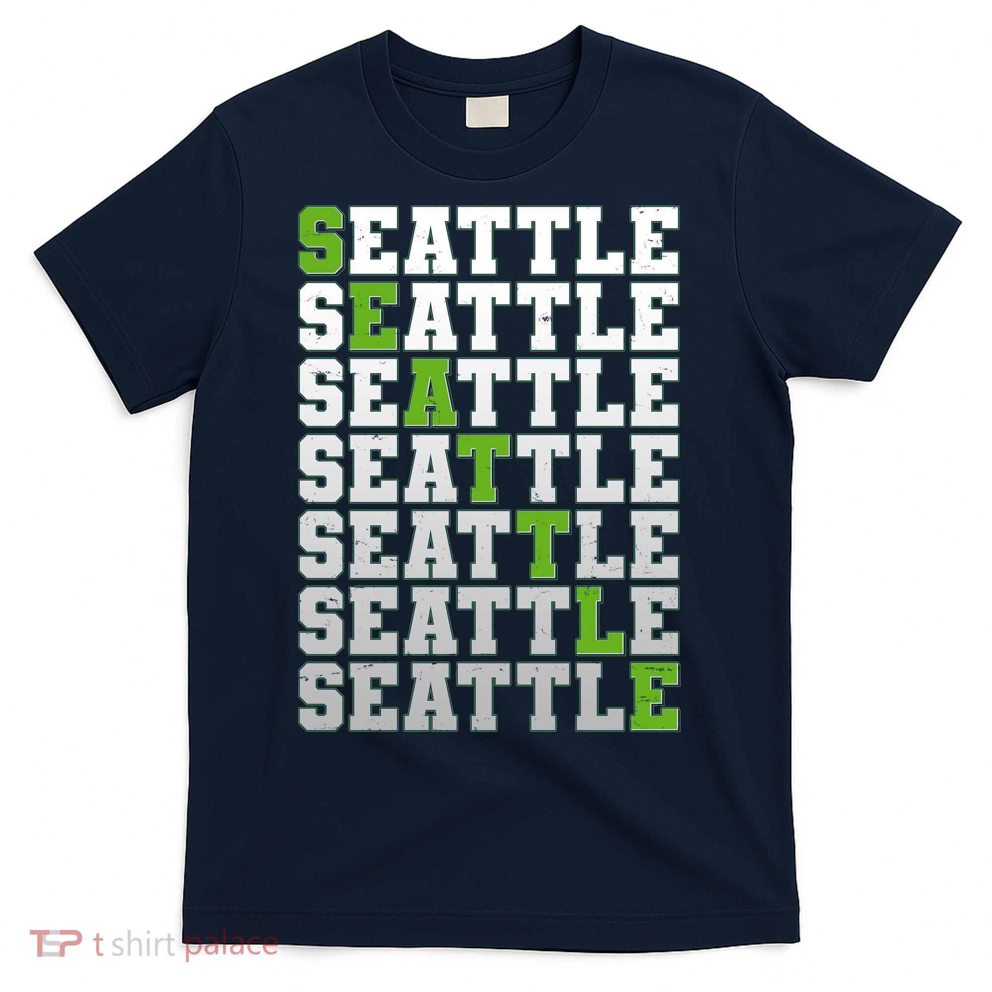 Vintage Retro Seattle Football T-Shirt