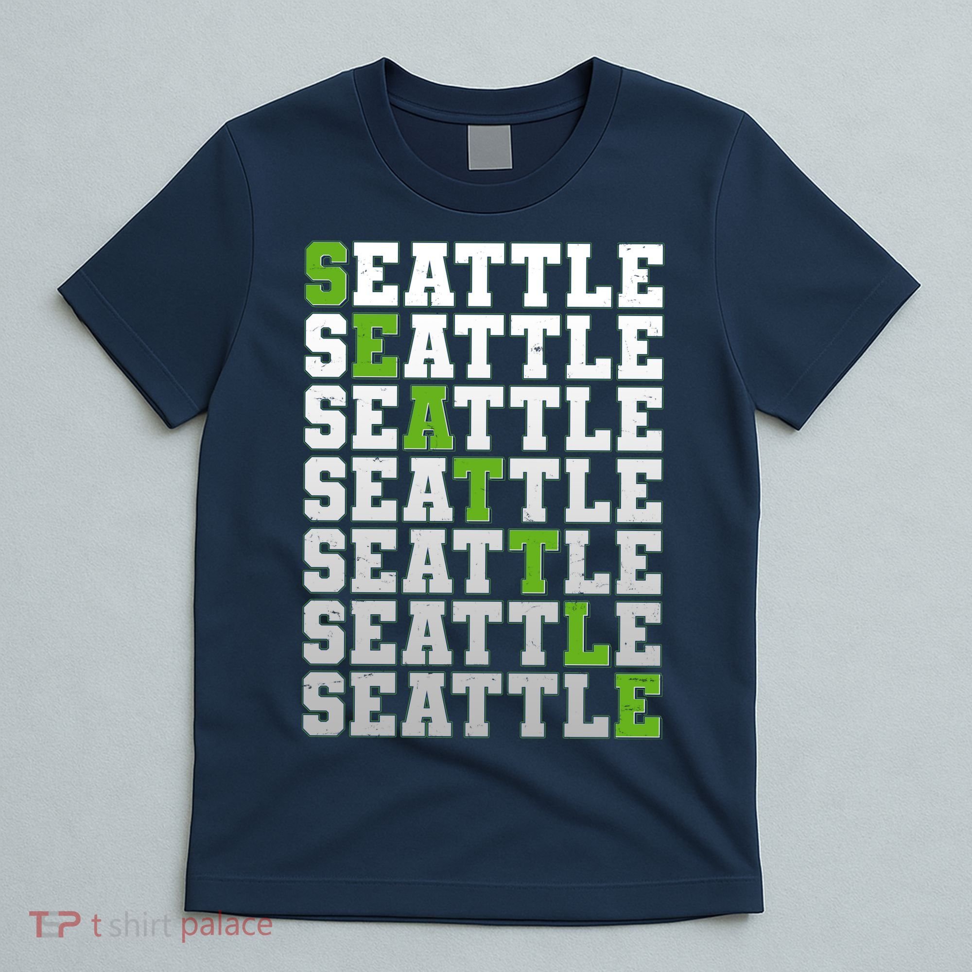 Vintage Retro Seattle Football T-Shirt
