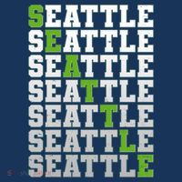 Vintage Retro Seattle Football T-Shirt thumb 7