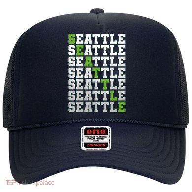 Vintage Retro Seattle Football Hat