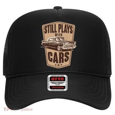 Vintage Retro Still Plays With Cars Hat
