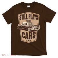 Vintage Retro Still Plays With Cars T-Shirt thumb 0