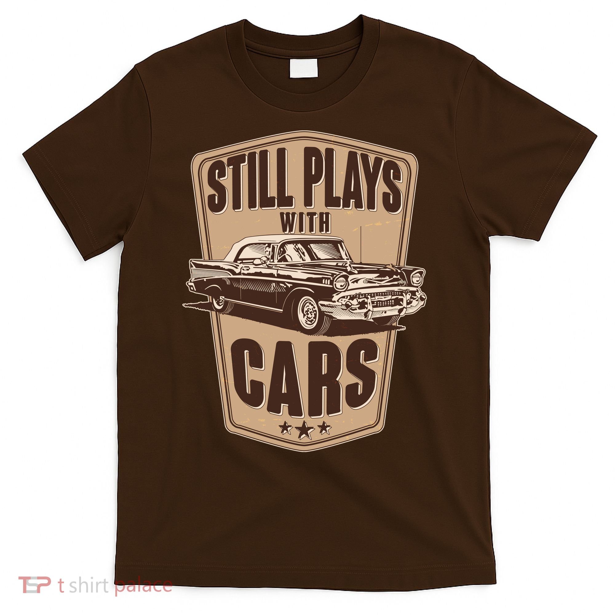 Vintage Retro Still Plays With Cars T-Shirt