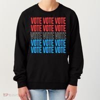 Vote Retro Style Vote 2024 Election Women's Sweatshirt thumb 0