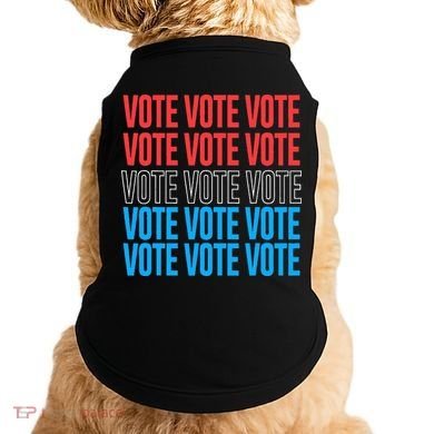 Vote Retro Style Vote 2024 Election Doggie Tank