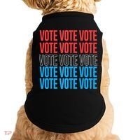 Vote Retro Style Vote 2024 Election Doggie Tank thumb 0