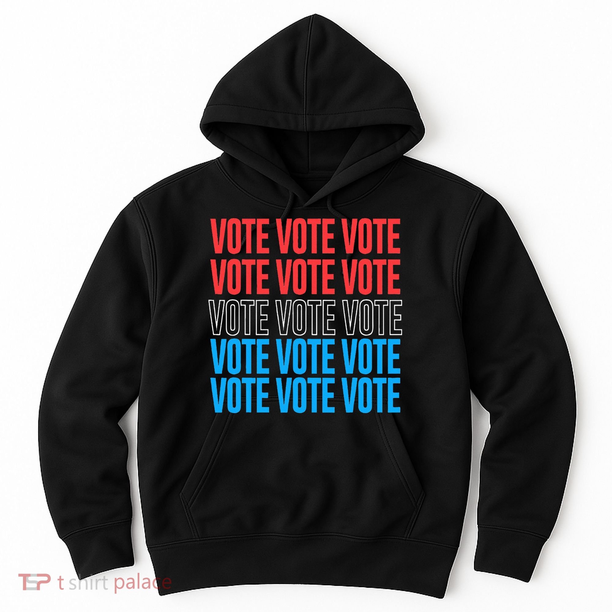 Vote Retro Style Vote 2024 Election Hoodie