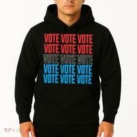 Vote Retro Style Vote 2024 Election Hoodie thumb 2