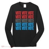 Vote Retro Style Vote 2024 Election Long Sleeve Shirt thumb 0