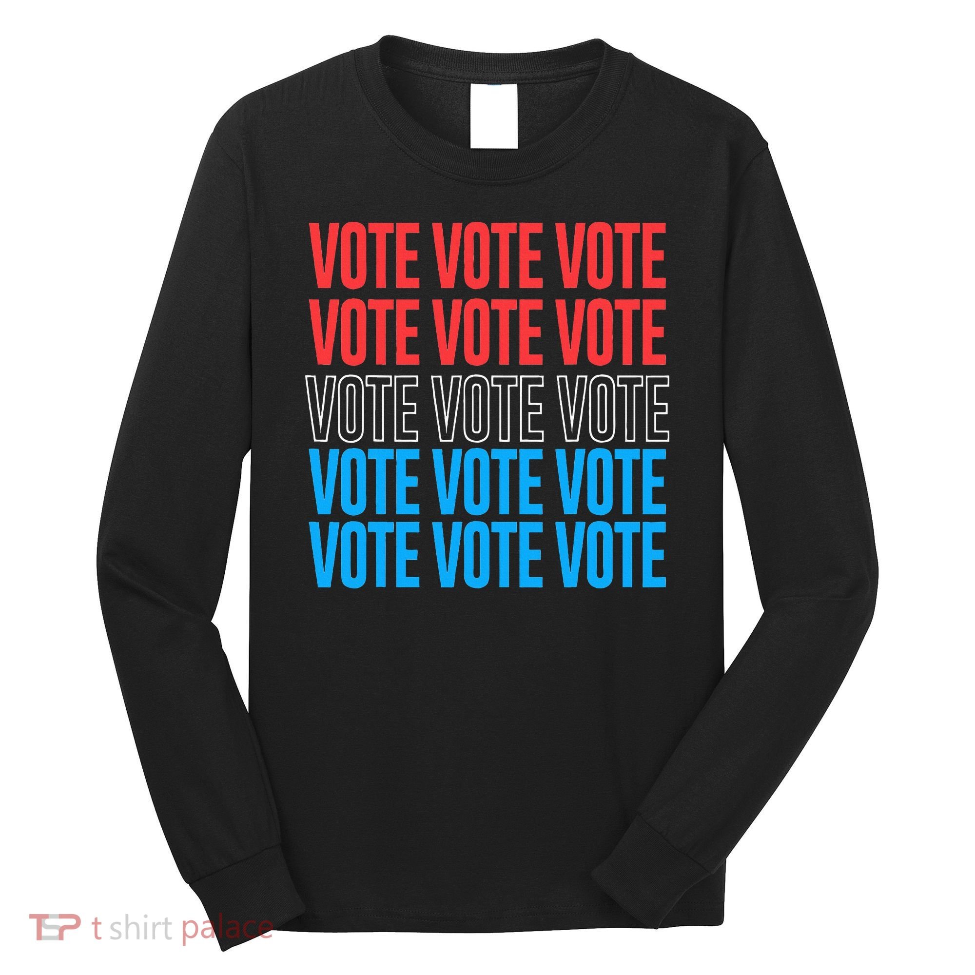 Vote Retro Style Vote 2024 Election Long Sleeve Shirt