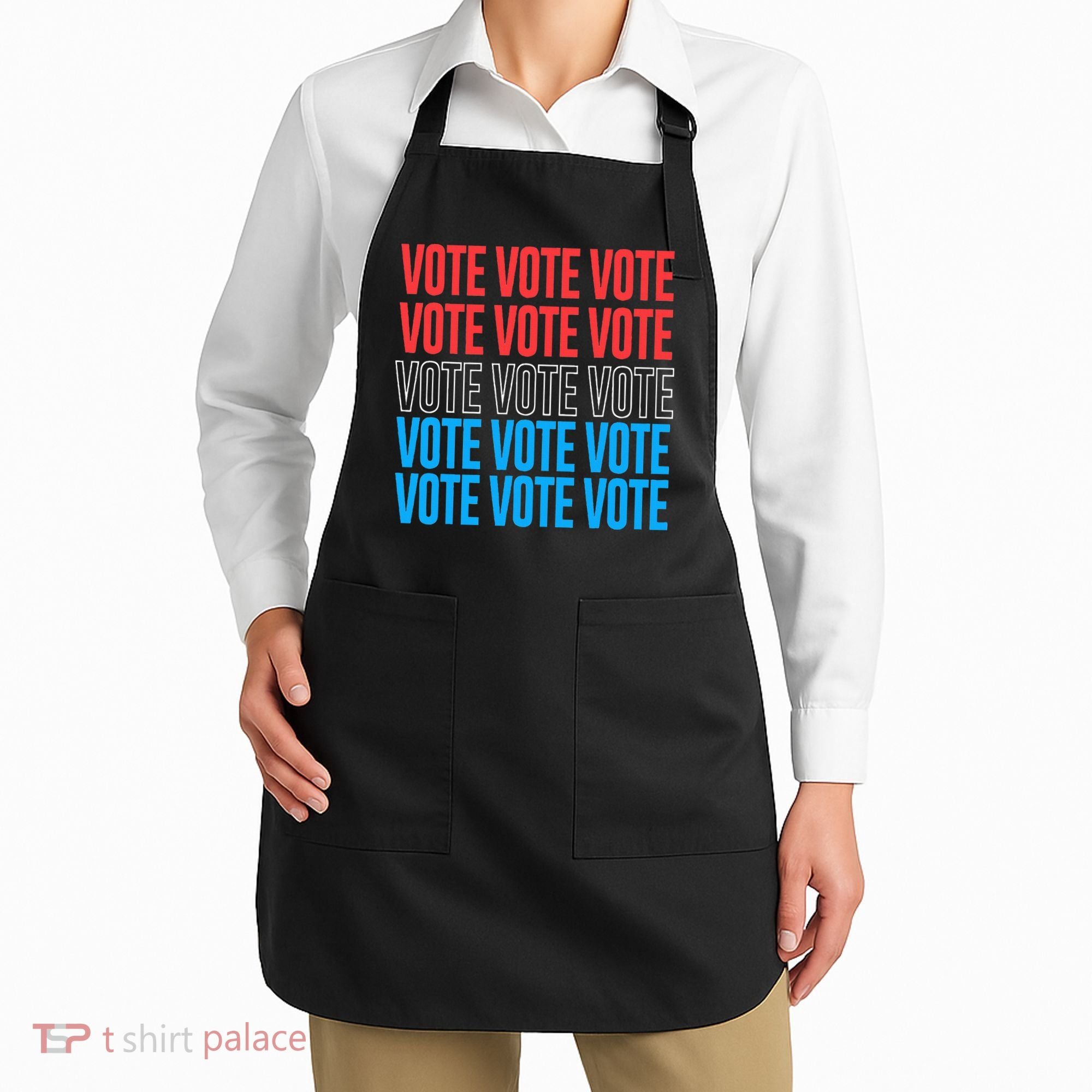 Vote Retro Style Vote 2024 Election Apron
