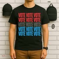 Vote Retro Style Vote 2024 Election T-Shirt thumb 6