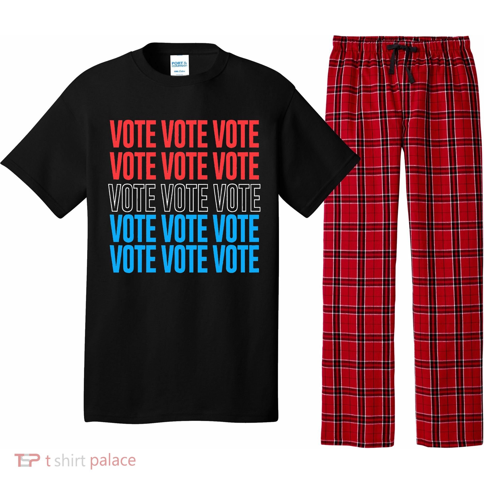 Vote Retro Style Vote 2024 Election Pajama Set