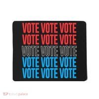 Vote Retro Style Vote 2024 Election Mousepad thumb 0