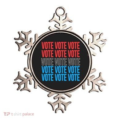 Vote Retro Style Vote 2024 Election Ornament