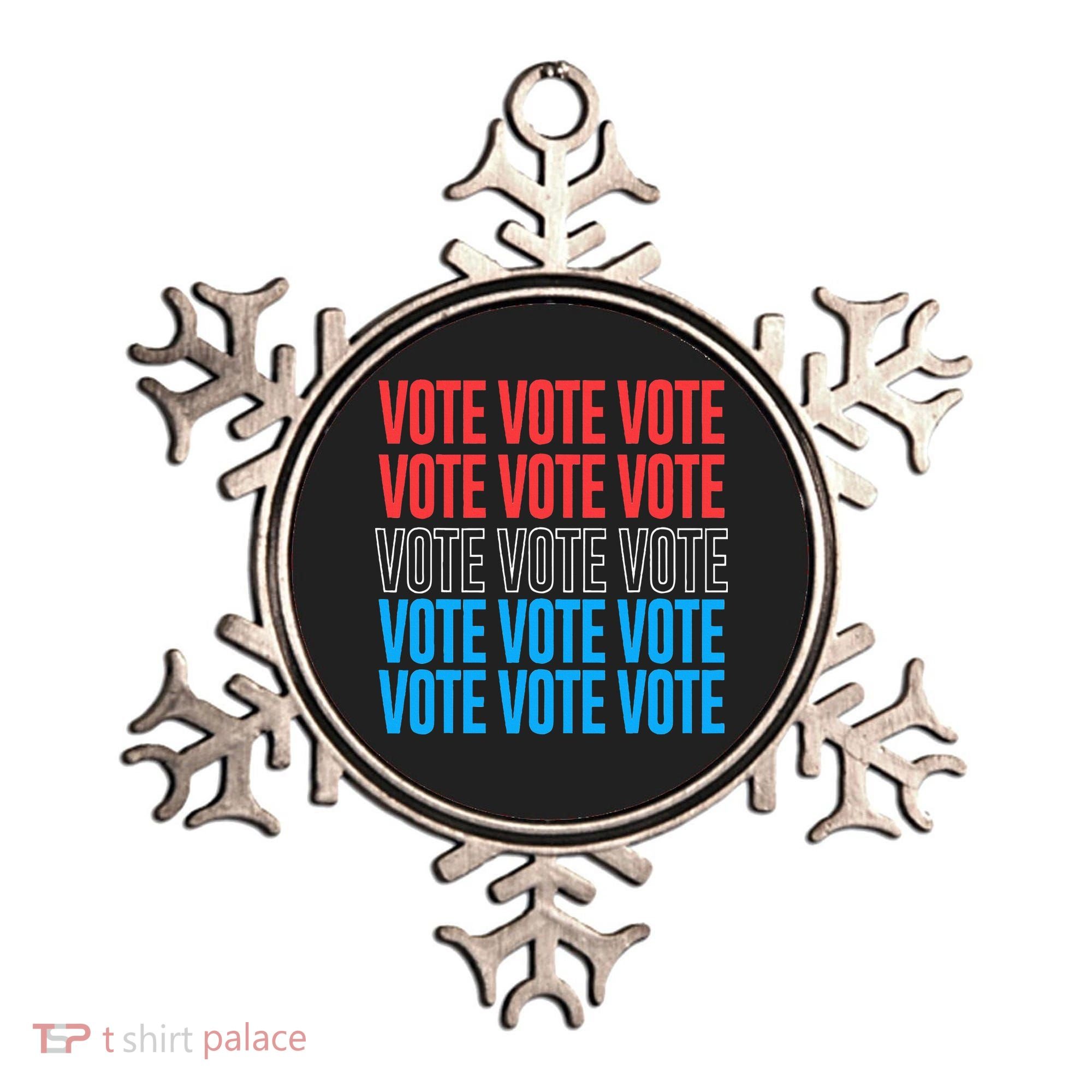 Vote Retro Style Vote 2024 Election Ornament