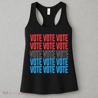 Vote Retro Style Vote 2024 Election Women's Tank Top thumb 3