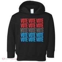 Vote Retro Style Vote 2024 Election Toddler Hoodie thumb 0