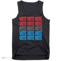 Vote Retro Style Vote 2024 Election Tank Top thumb 0