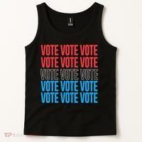 Vote Retro Style Vote 2024 Election Tank Top thumb 2