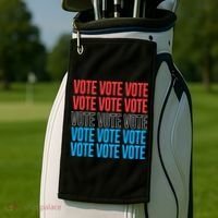 Vote Retro Style Vote 2024 Election Golf Towel thumb 2