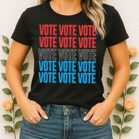 Vote Retro Style Vote 2024 Election Women's T-Shirt thumb 2