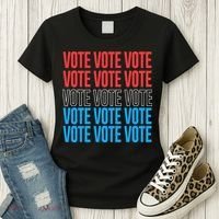 Vote Retro Style Vote 2024 Election Women's T-Shirt thumb 3