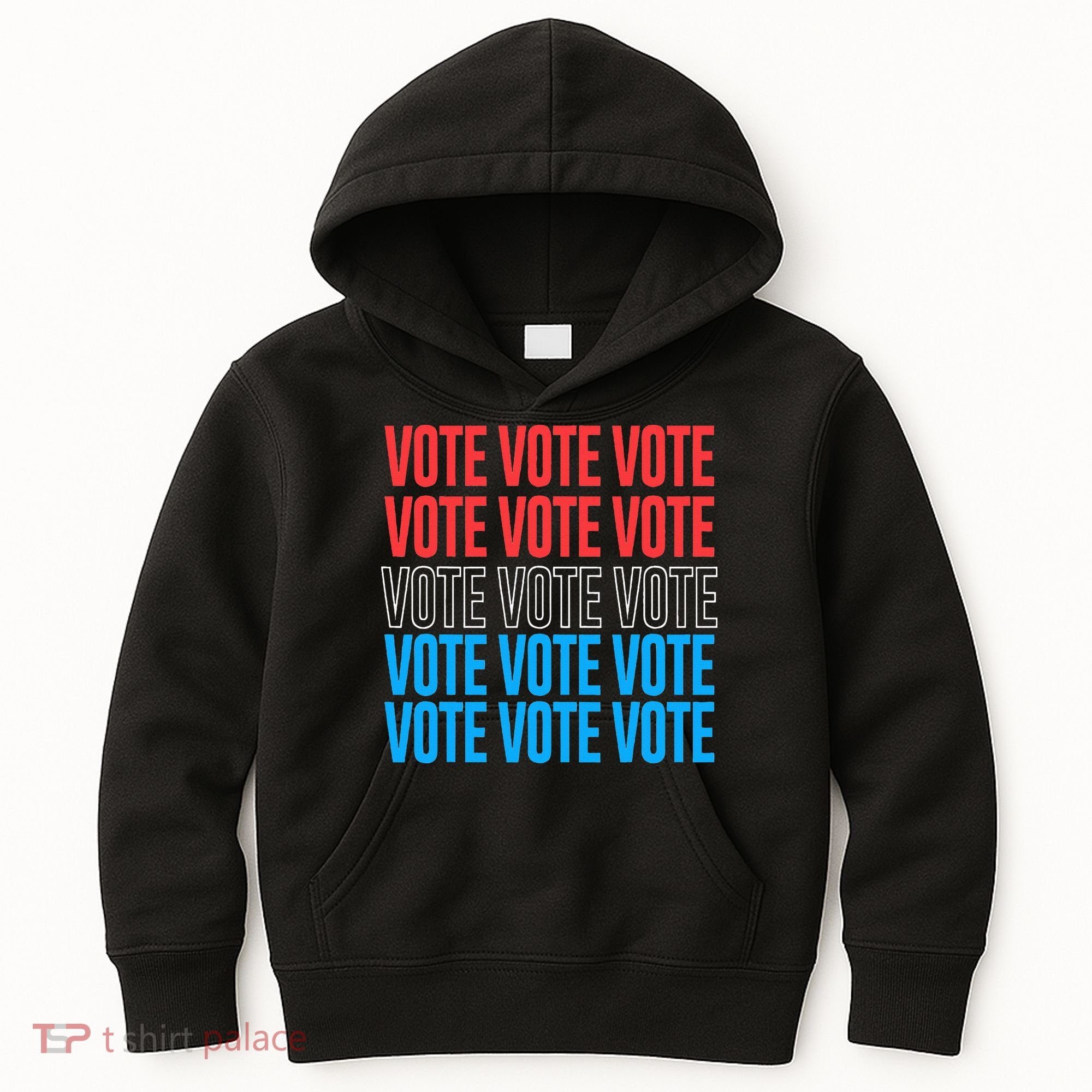 Vote Retro Style Vote 2024 Election Kids Hoodie