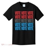 Vote Retro Style Vote 2024 Election Kids T-Shirt thumb 0