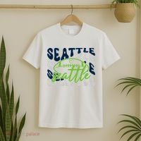 Vintage Retro Seattle Football Sport Fan T-Shirt thumb 2