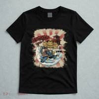 Vintage Retro Samurai Cat Neko T-Shirt thumb 5