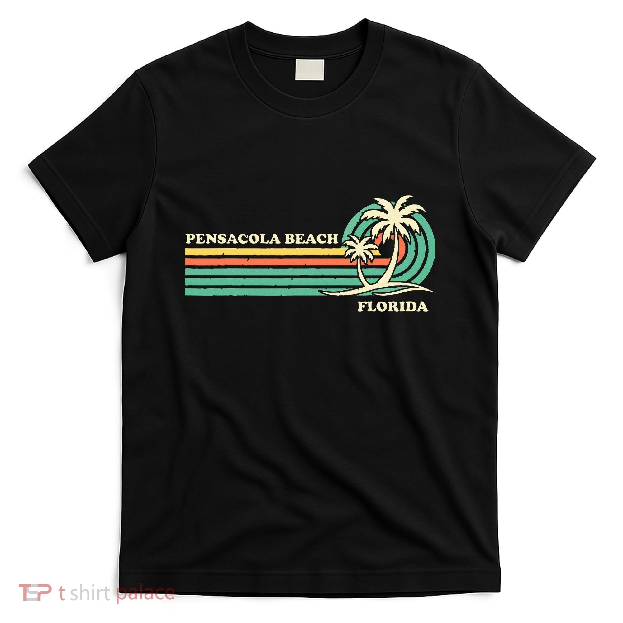 Vintage Retro Summer Vacation Florida Pensacola Beach T-Shirt
