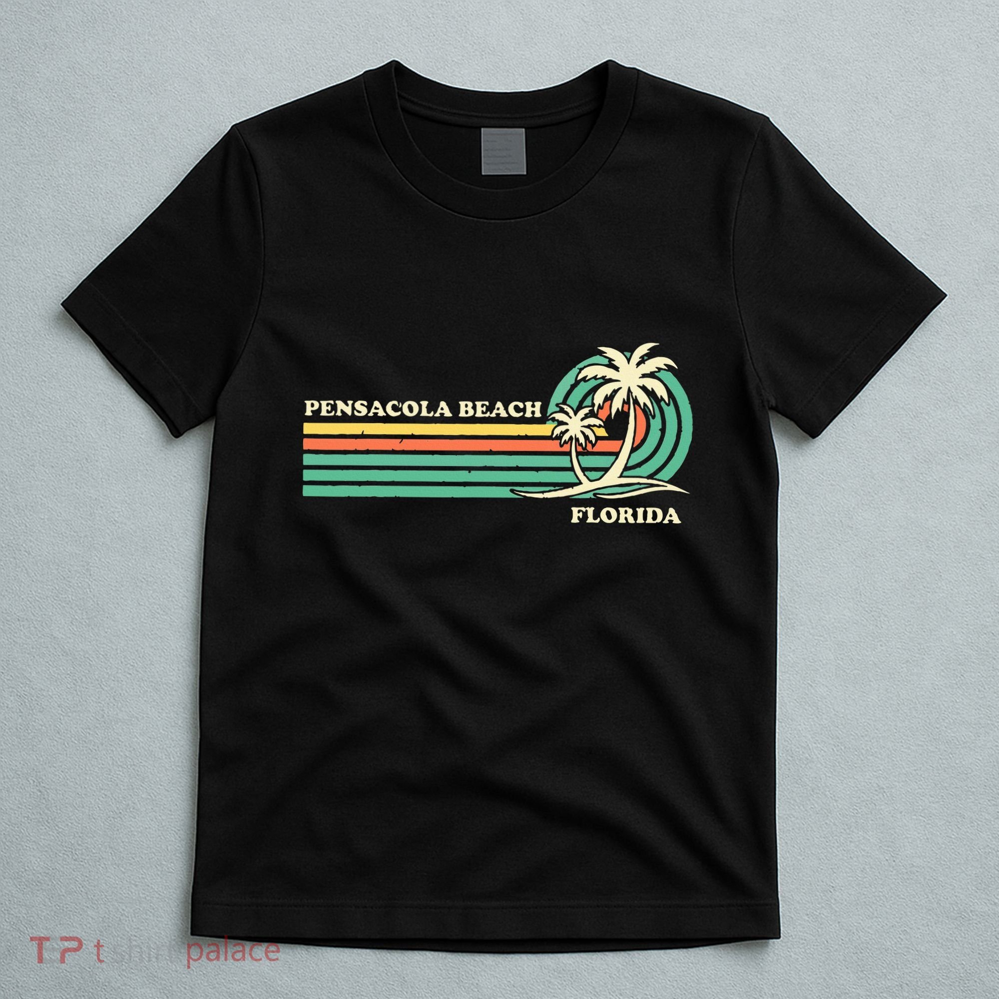 Vintage Retro Summer Vacation Florida Pensacola Beach T-Shirt