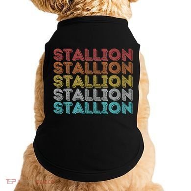 Vintage Retro Stallion Doggie Tank